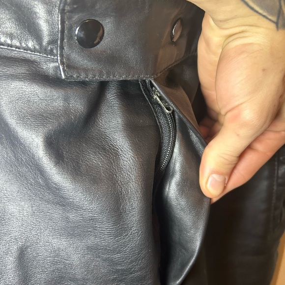 Vintage thick leather racing pants - Picture 8 of 12